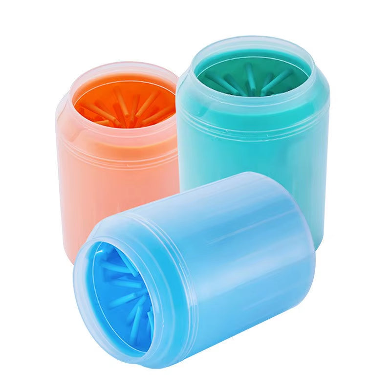 Portable Paw Plunger Pet Paw Cleaner Soft Silicone Foot Cleaning Cup 