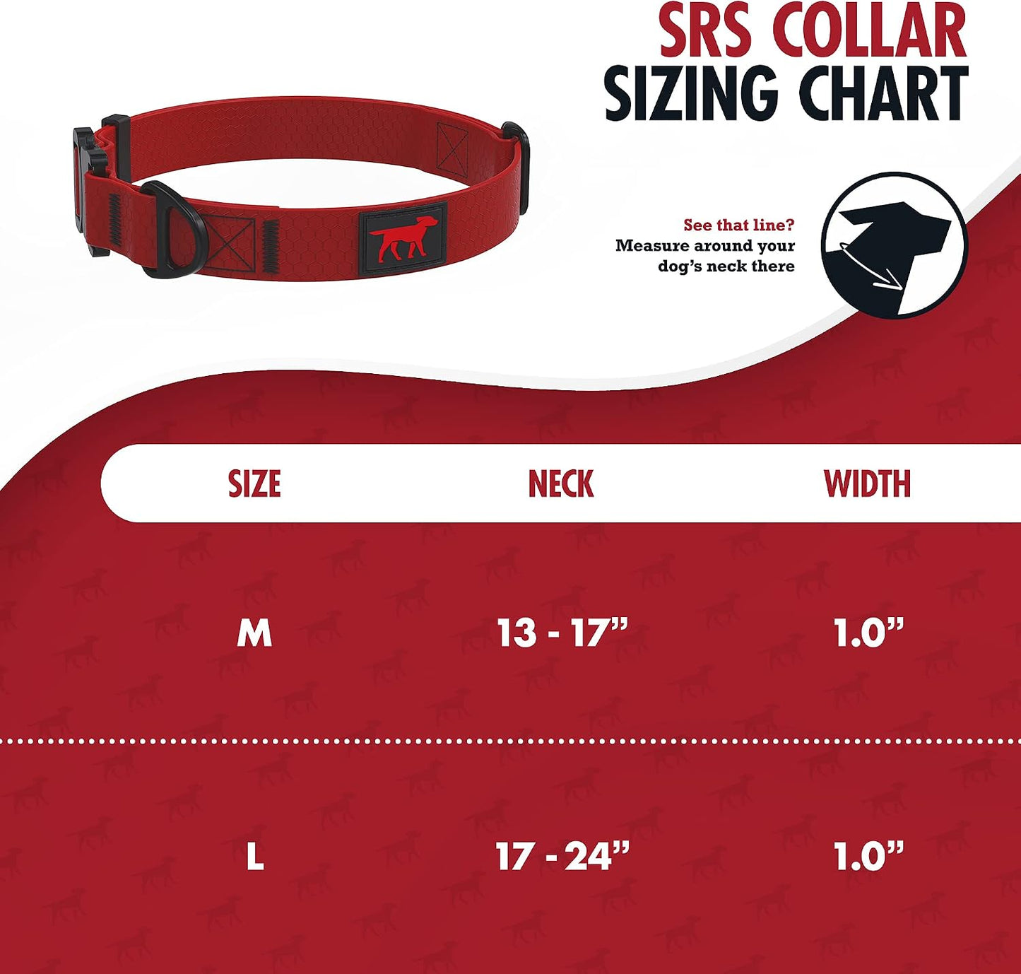 Waterproof Action Collar for Dogs | Heavy Duty Water Proof Dog Collar | Tear Proof & Odor Free | Rust-Proof Metal Hardware | Tactical Quick Release Buckle | for Adventurous, Active Dogs