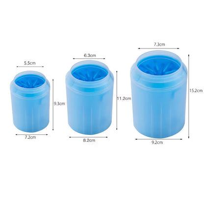 Portable Paw Plunger Pet Paw Cleaner Soft Silicone Foot Cleaning Cup 